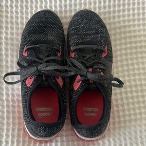AVIA Black and Pink Sneakers